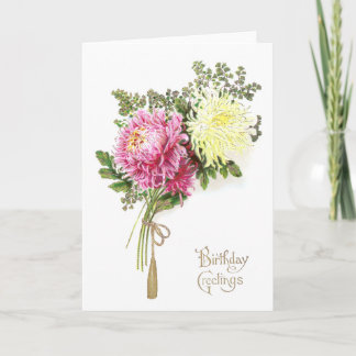Carte Anniversaire de Chrysanthemum