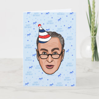 CARTE ANNIVERSAIRE DE CHUCK SCHUMER