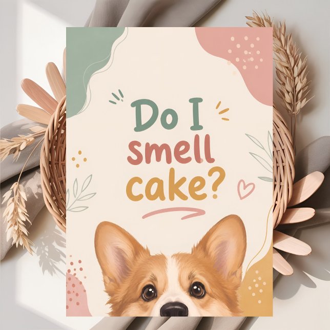 Carte Anniversaire de Corgi Drôle (Créateur téléchargé)