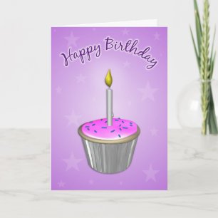 Carte Anniversaire de Cupcake