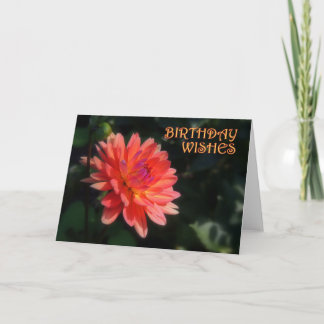 Carte Anniversaire de Dahlia 1