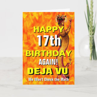 Carte Anniversaire de Deja Vu