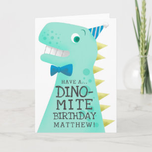 Cartes Dinosaure D Anniversaire Zazzle Fr