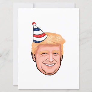 CARTE ANNIVERSAIRE DE DONALD TRUMP