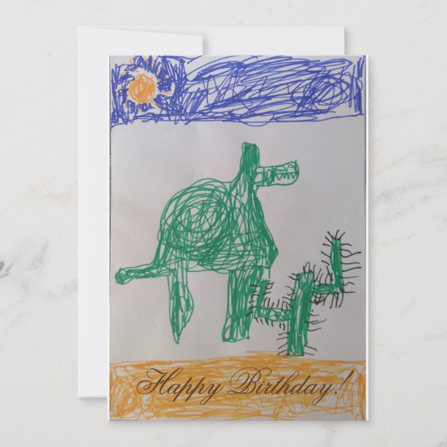 Carte Anniversaire de enfant (Devant)
