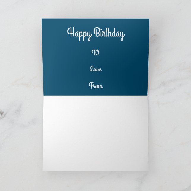 Carte Anniversaire de enfant Perdue Et Trouvée (Intérieur)