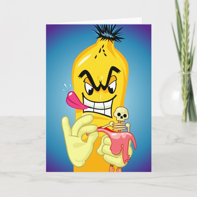 Carte Anniversaire de Evil Banana Peel (Devant)