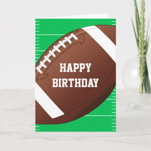 Cartes Entraineur Football Americain D Anniversaire Zazzle Fr