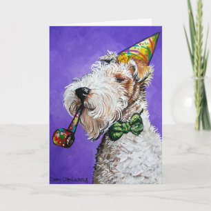 Carte Anniversaire de Fox Terrier