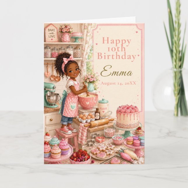 Carte Anniversaire de gâteau pour enfants (Devant)