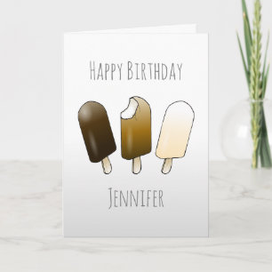 Carte Anniversaire de glace