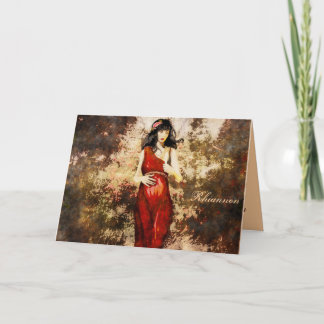 Carte Anniversaire de Goddess