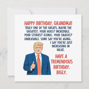 Carte Anniversaire de grand-mère