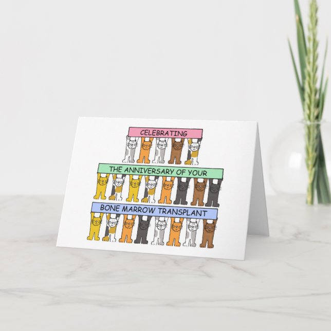 Carte Anniversaire de greffe de moelle (Devant)