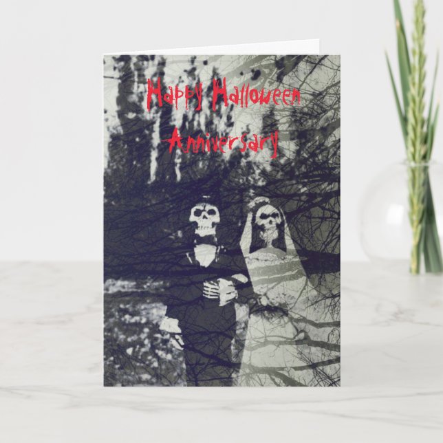 Carte Anniversaire de Halloween (Devant)