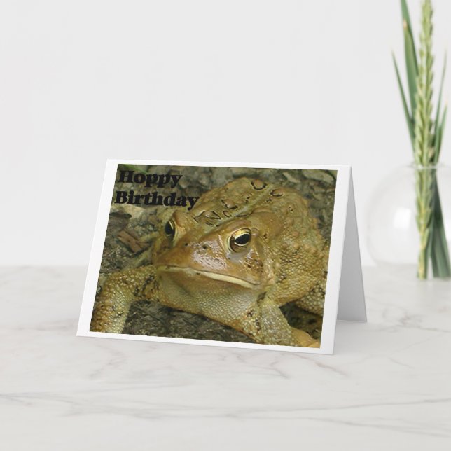 Carte Anniversaire de houblon (Devant)