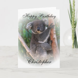 Carte Anniversaire de Koala Bear