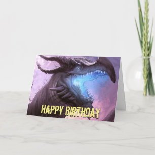 Carte Anniversaire de la colère du dragon