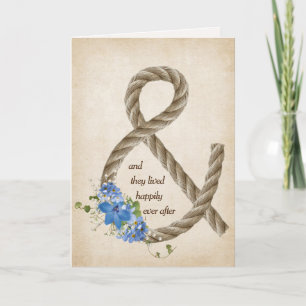 Carte Anniversaire de la corde Ampersand