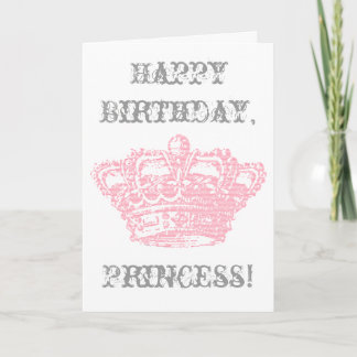 Carte Anniversaire de la Couronne rose - Personnaliser