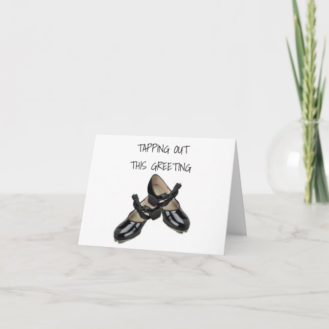 CARTE **ANNIVERSAIRE DE LA FILLE** DANSEZ VOTRE FAÇON D' (Devant)