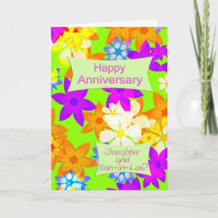 Carte Anniversaire de la fille et du gendre