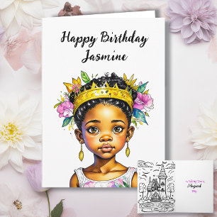 Carte Anniversaire de la fille personnalisée