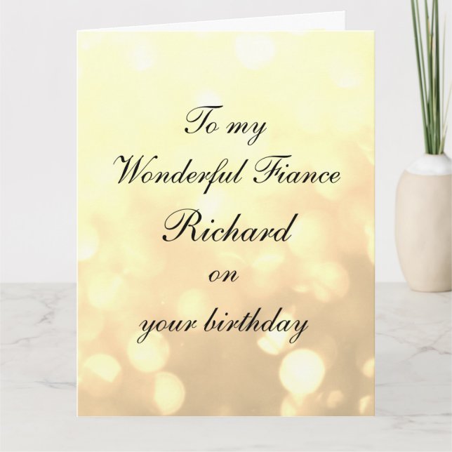 Carte Anniversaire de la finance personnalisée (Devant)