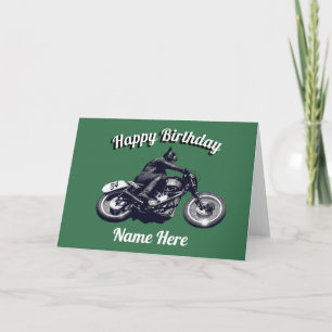 Carte Anniversaire de la moto