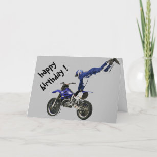 Cartes Moto D Anniversaire Zazzle Fr