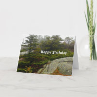 Anniversaire de la photo de Maine Pine Boulders Ac