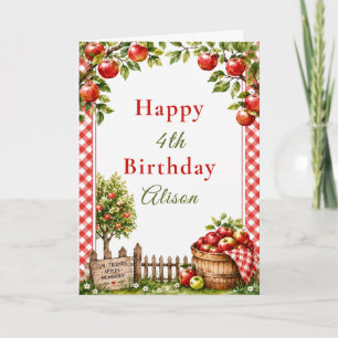 Carte Anniversaire de la pommeraie