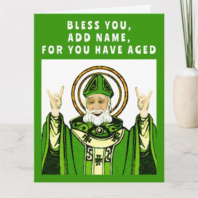 Carte Anniversaire de la Saint-Patrick (Devant)