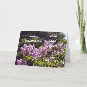 Carte Anniversaire de la tante et de l'oncle