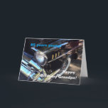 Carte Anniversaire de la voiture vintage du grand-papa<br><div class="desc">Carte de voeux pour anniversaire du grand-papa le 85th avec une photo d'une voiture vintage noire. Photographie par Maria Santos (Lusinhas font Sul)</div>