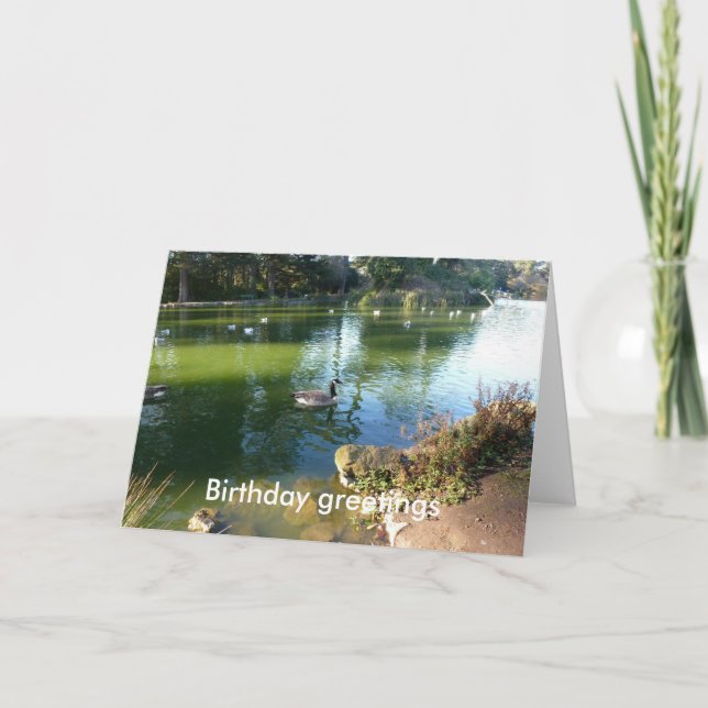 Carte Anniversaire de lac stow (Devant)