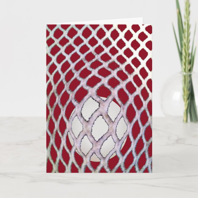 Carte Anniversaire de lacrosse drôle (Devant)