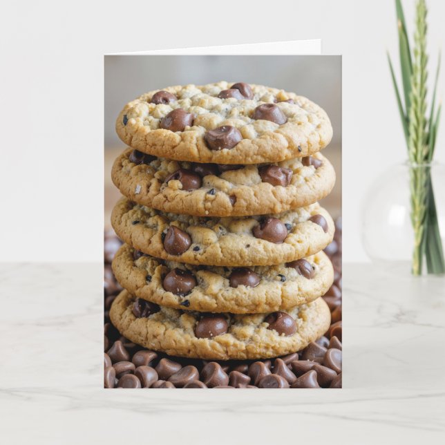 Carte Anniversaire de l'ami Chip Chip Cookies (Devant)