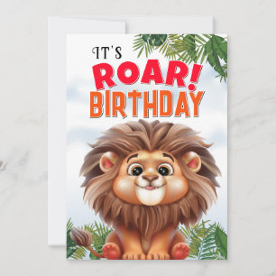 Carte Anniversaire de Lion