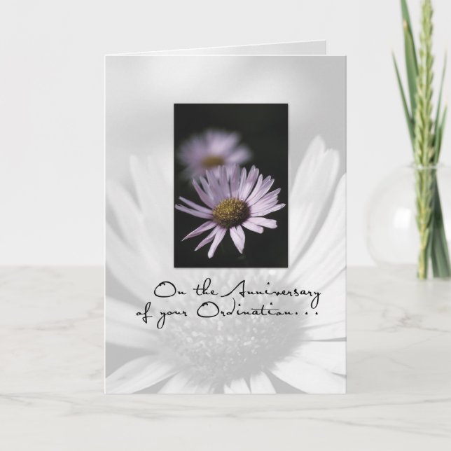 Carte Anniversaire de l'ordination (Devant)