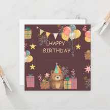 Anniversaire de l'ours