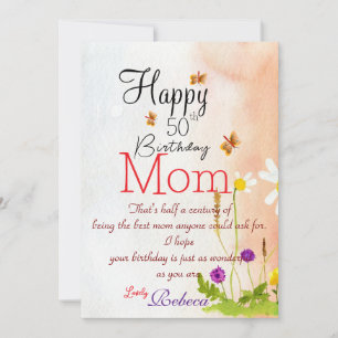 Carte Anniversaire de Maman