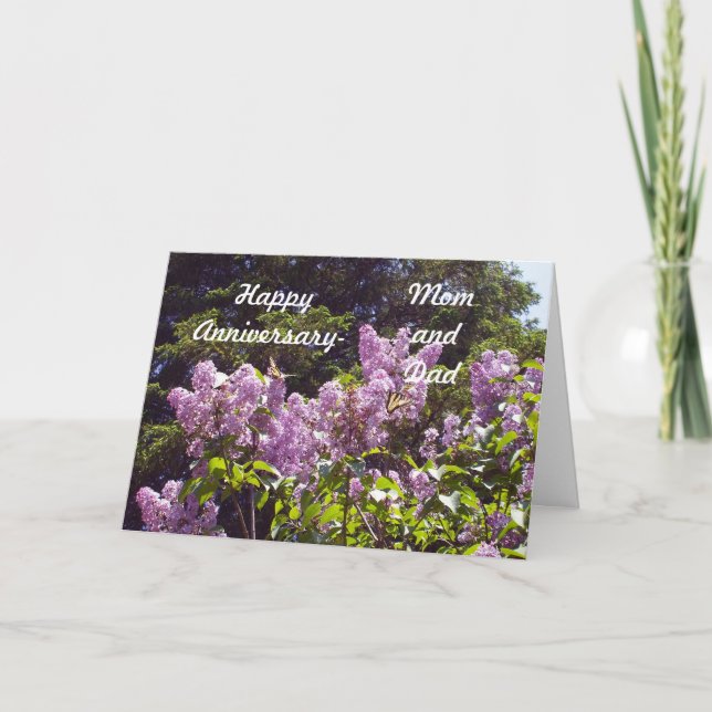 Carte Anniversaire de maman et de papa (Devant)