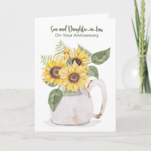 Carte Anniversaire de mariage de mon fils et de ma belle