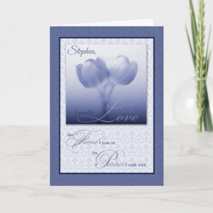 Carte Anniversaire de mariage du partenaire de vie Tulip