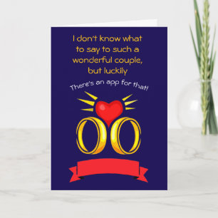 Carte anniversaire de mariage heureux