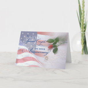 Carte Anniversaire de mariage militaire