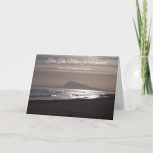 Carte Anniversaire de mariage personnalisé pour mari lev