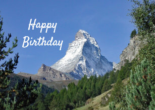 Cadeaux Anniversaire Montagne Zazzle Fr