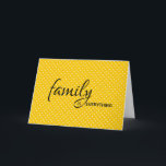Carte anniversaire de naissance de la belle-soeur polka<br><div class="desc">Anniversaire de la belle-soeur sur un point de polka jaune et blanc avec motif de couture.</div>